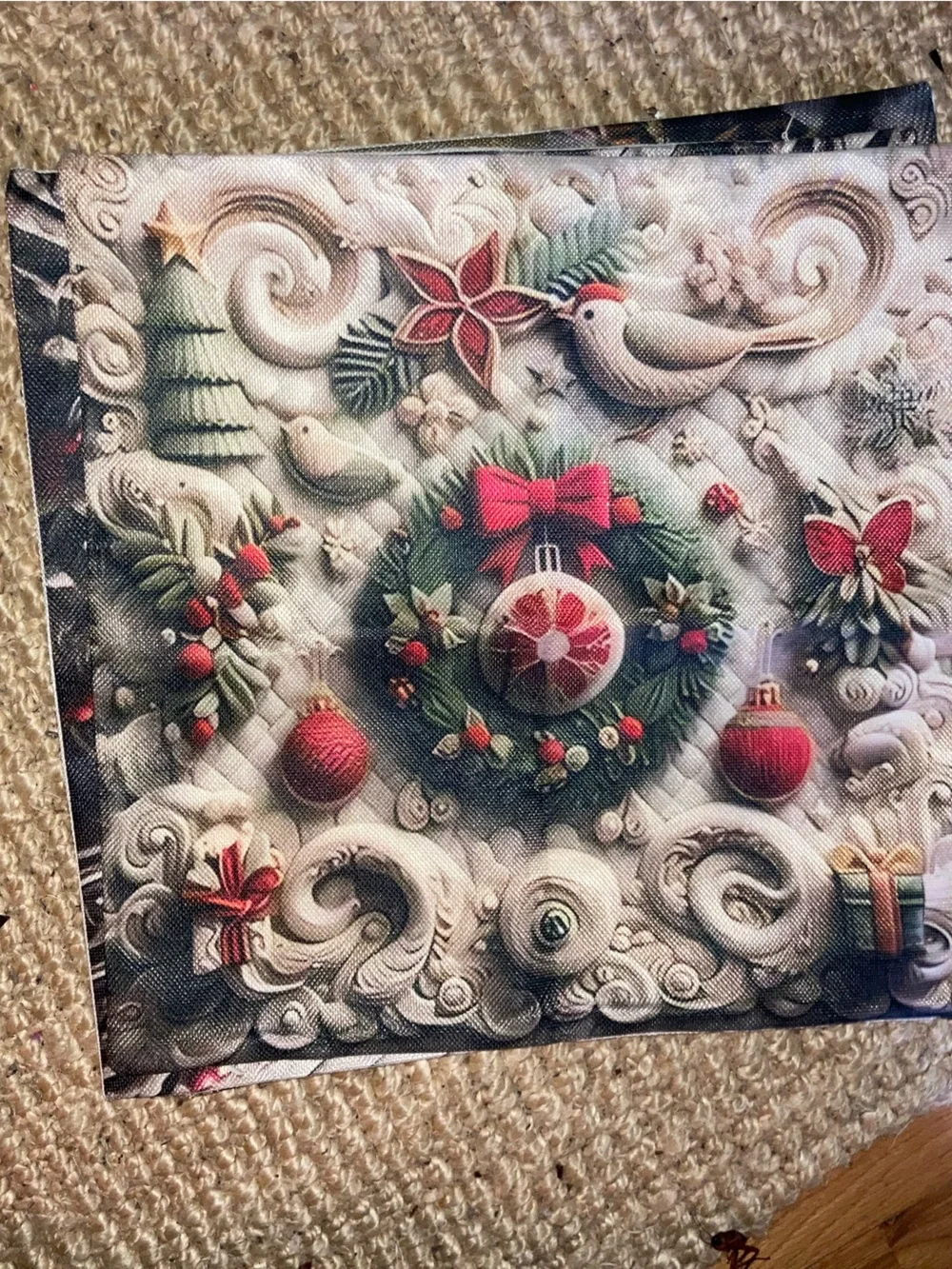 Holiday Christmas Decorative Pillows Covers - Set of 4 pillows- NEW